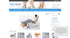 Desktop Screenshot of medimat-materiel-medical.fr